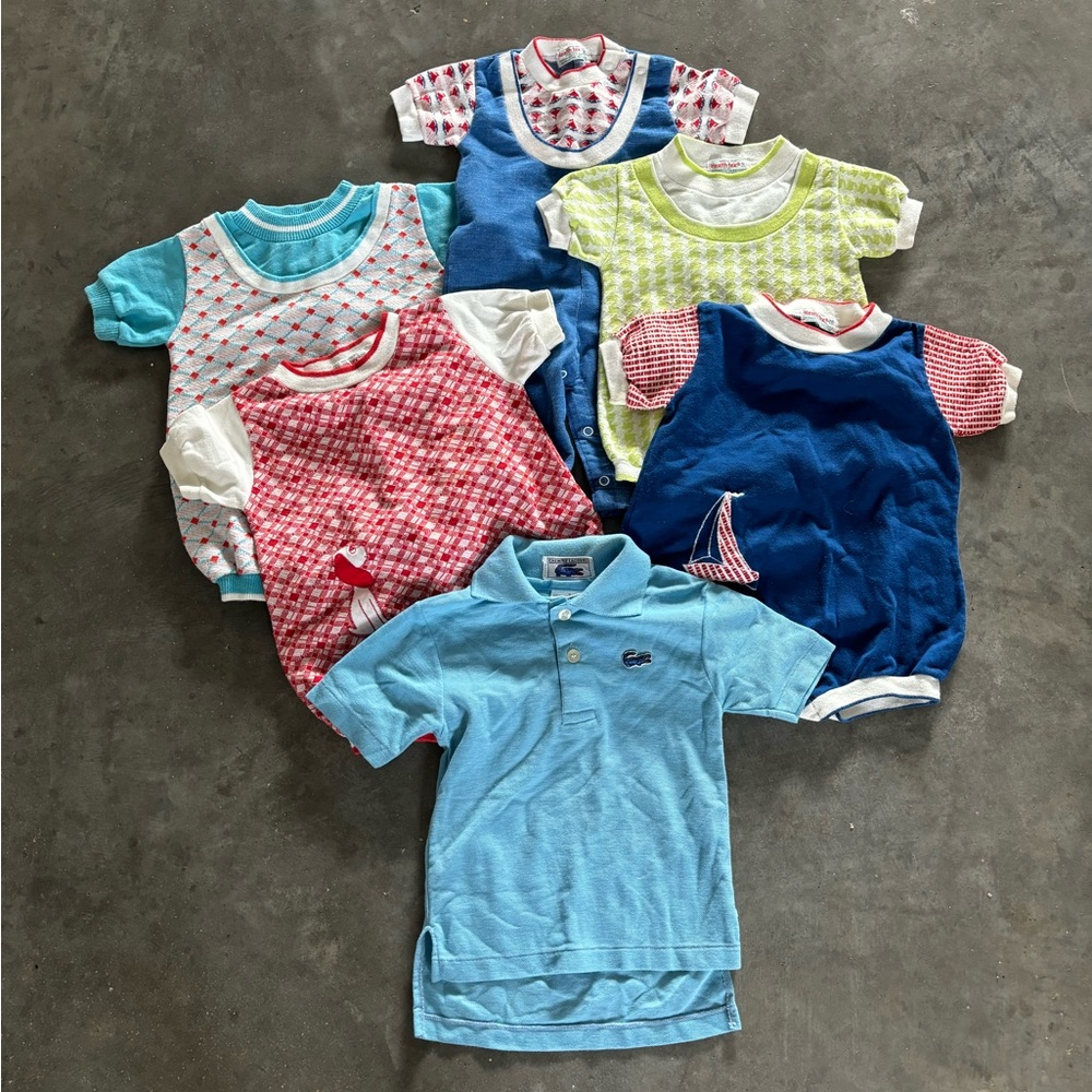 Vintage Healthtex baby clothes bundle